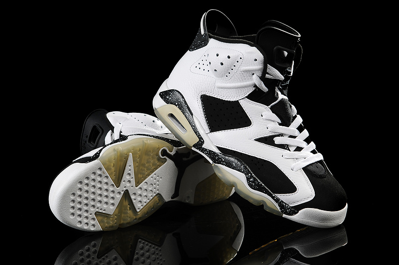 Air Jordan 6 Mens Shoes Aaa Black/White Online
